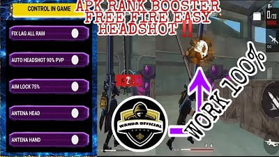 apk rank booster ff 2021 auto headshot